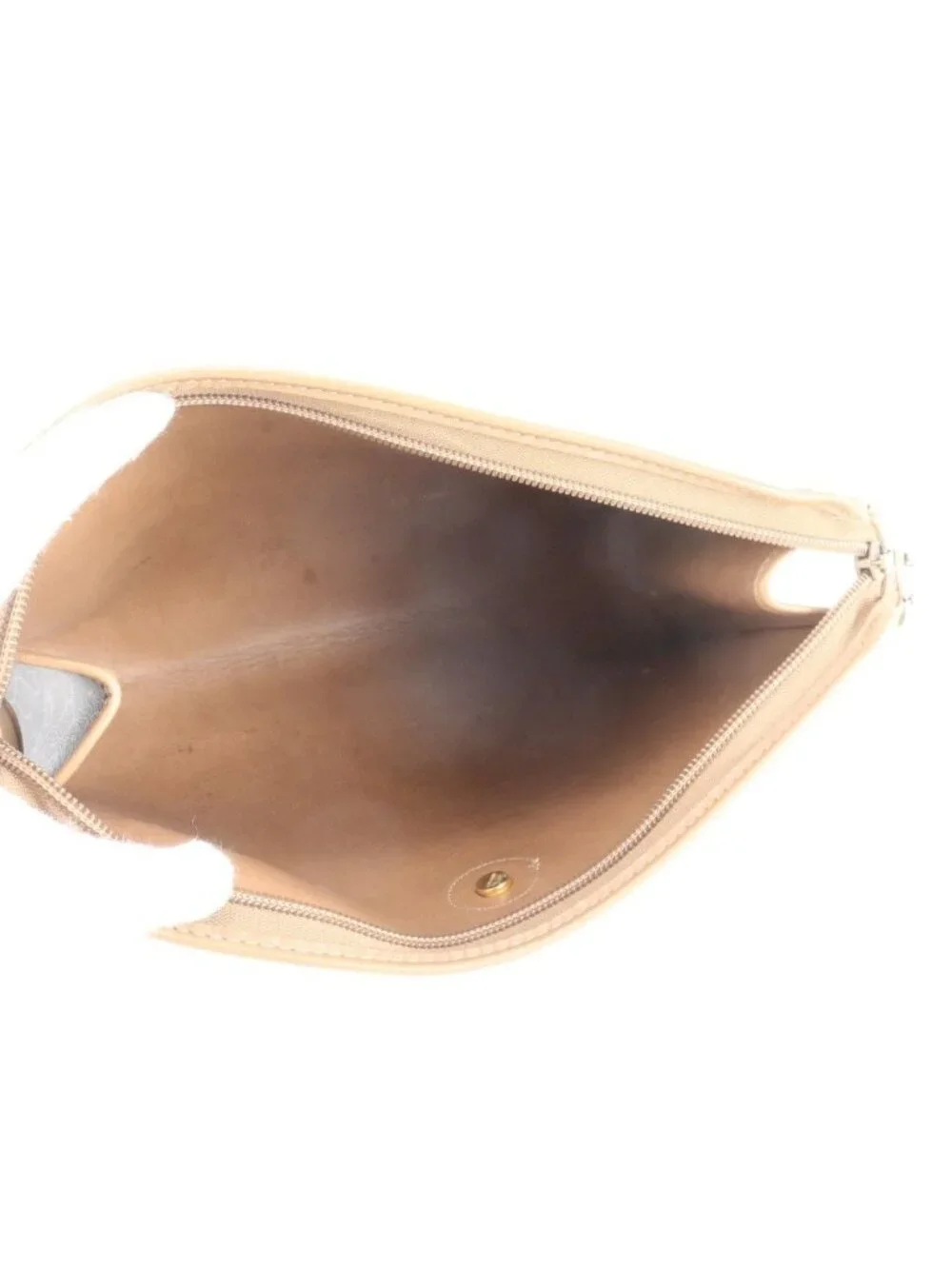 Dior Honeycomb Pattern Leather Clutch Pouch